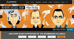 Desktop Screenshot of boomerangalliance.org.au
